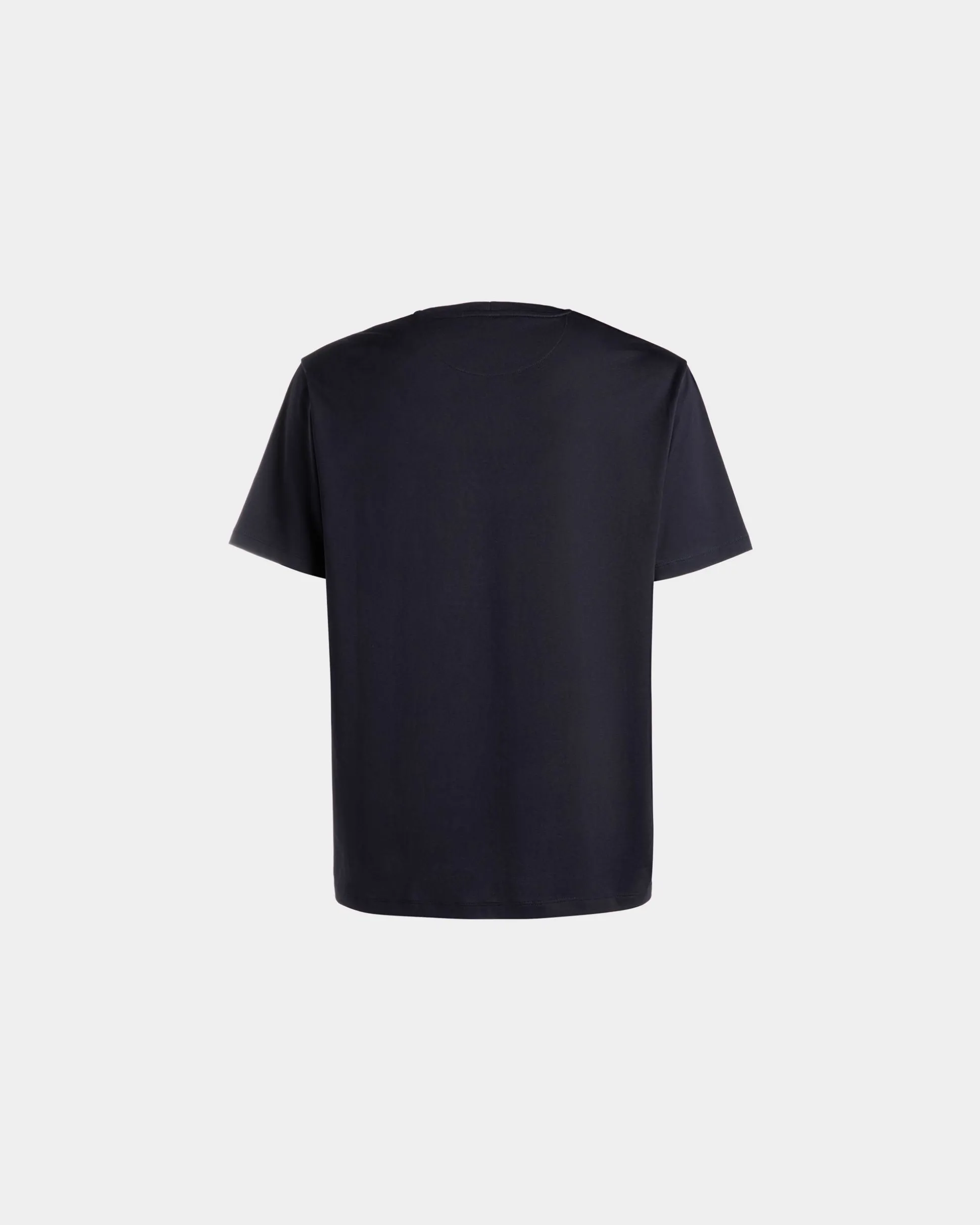 Summer Capsule T-Shirt Aus Baumwolle In Marineblau