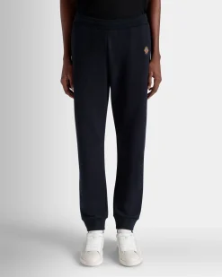 Sweathose Aus Einer Kaschmirmischung In Navy Blue Aus Der Adrien Brody Travel-Kollektion