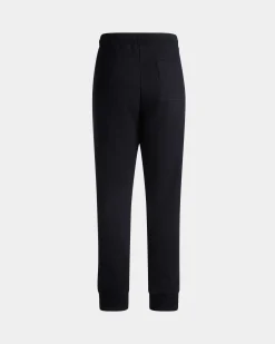 Sweathose Aus Einer Kaschmirmischung In Navy Blue Aus Der Adrien Brody Travel-Kollektion