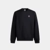 Sweatshirt Mit Rundhalsausschnitt Aus Kaschmirgemisch In Navy Blue Aus Der Adrien Brody Travel-Kollektion
