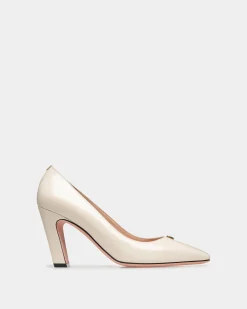 Sylt Pumps Aus Leder In Weiß