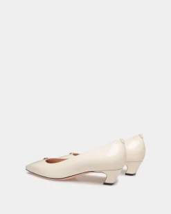 Sylt Pumps Aus Leder In Weiß