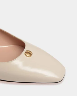 Sylt Pumps Aus Leder In Weiß