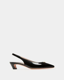 Sylt Slingpumps Aus Leder In Schwarz