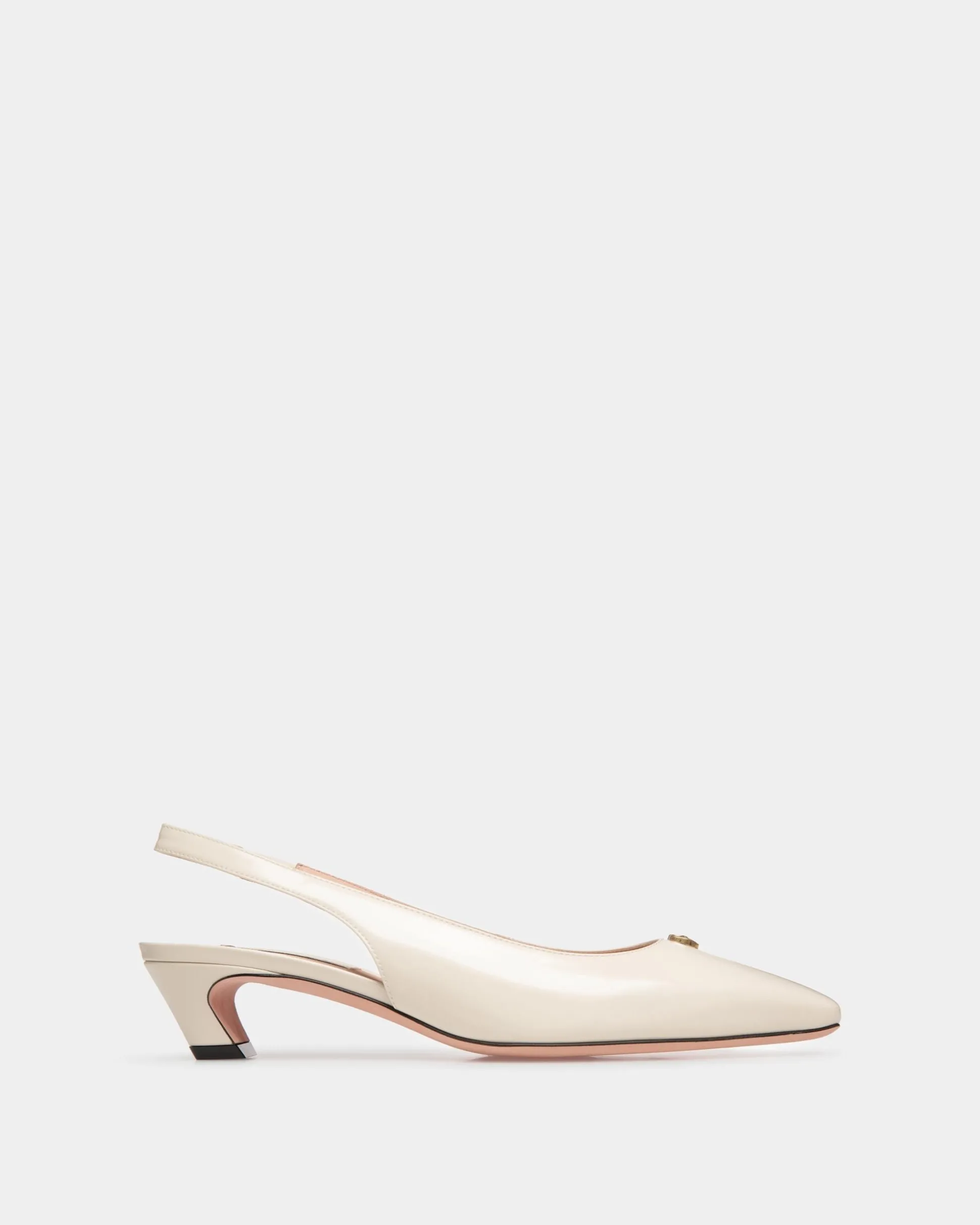 Sylt Slingpumps Aus Leder In Weiß