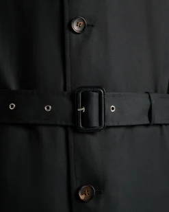 Trenchcoat Aus Baumwollgemisch In Navy Blue