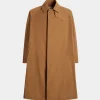 Trenchcoat Aus Braunem Nylon
