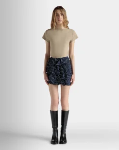 T-Shirt Aus Baumwolle In Beige