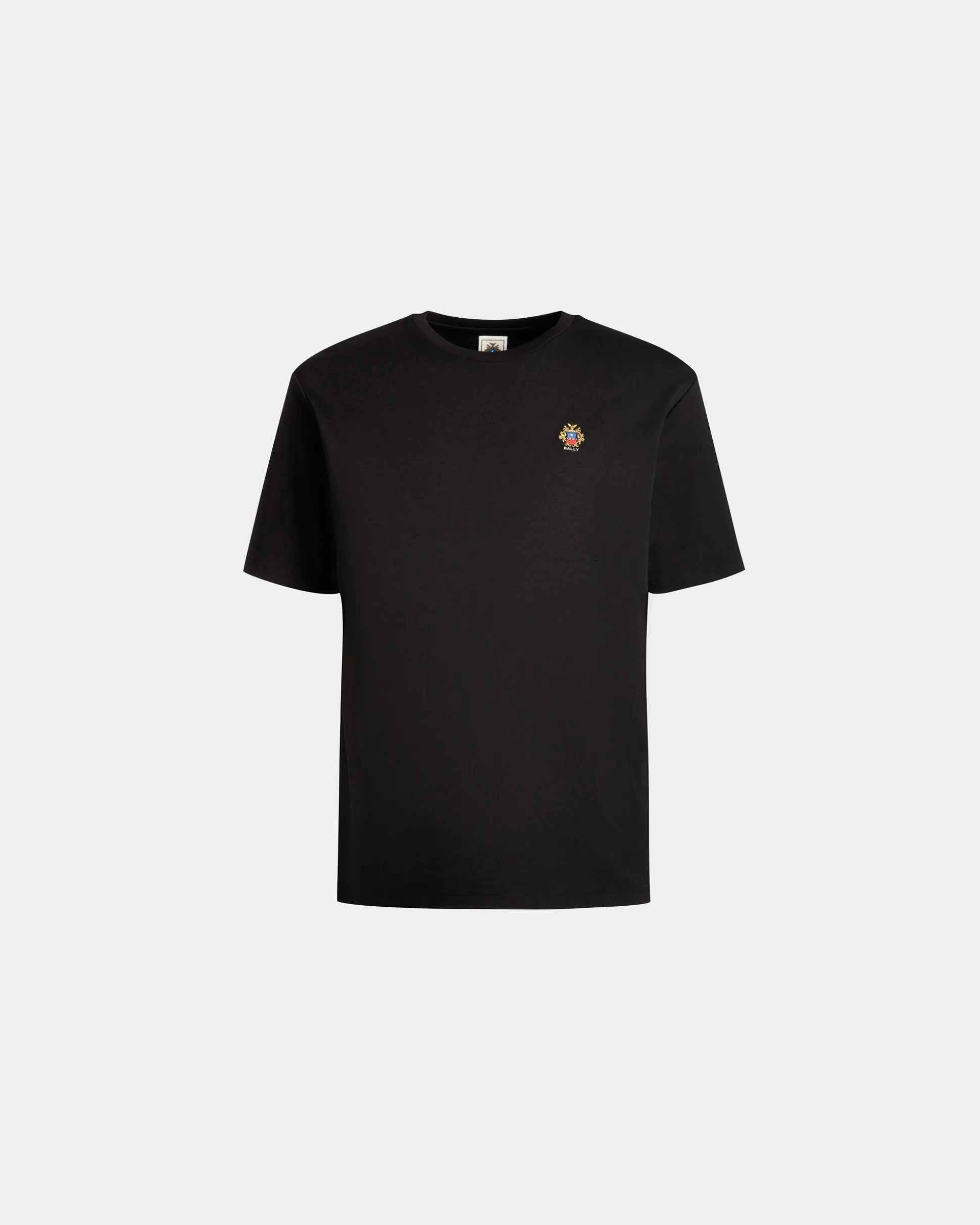 T-Shirt Aus Baumwolle In Schwarz Aus Der Adrien Brody Travel-Kollektion