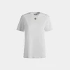 T-Shirt Aus Baumwolle In Weiß Mit Bally Crest Logo