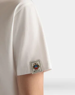 T-Shirt Aus Baumwolle In Weiß