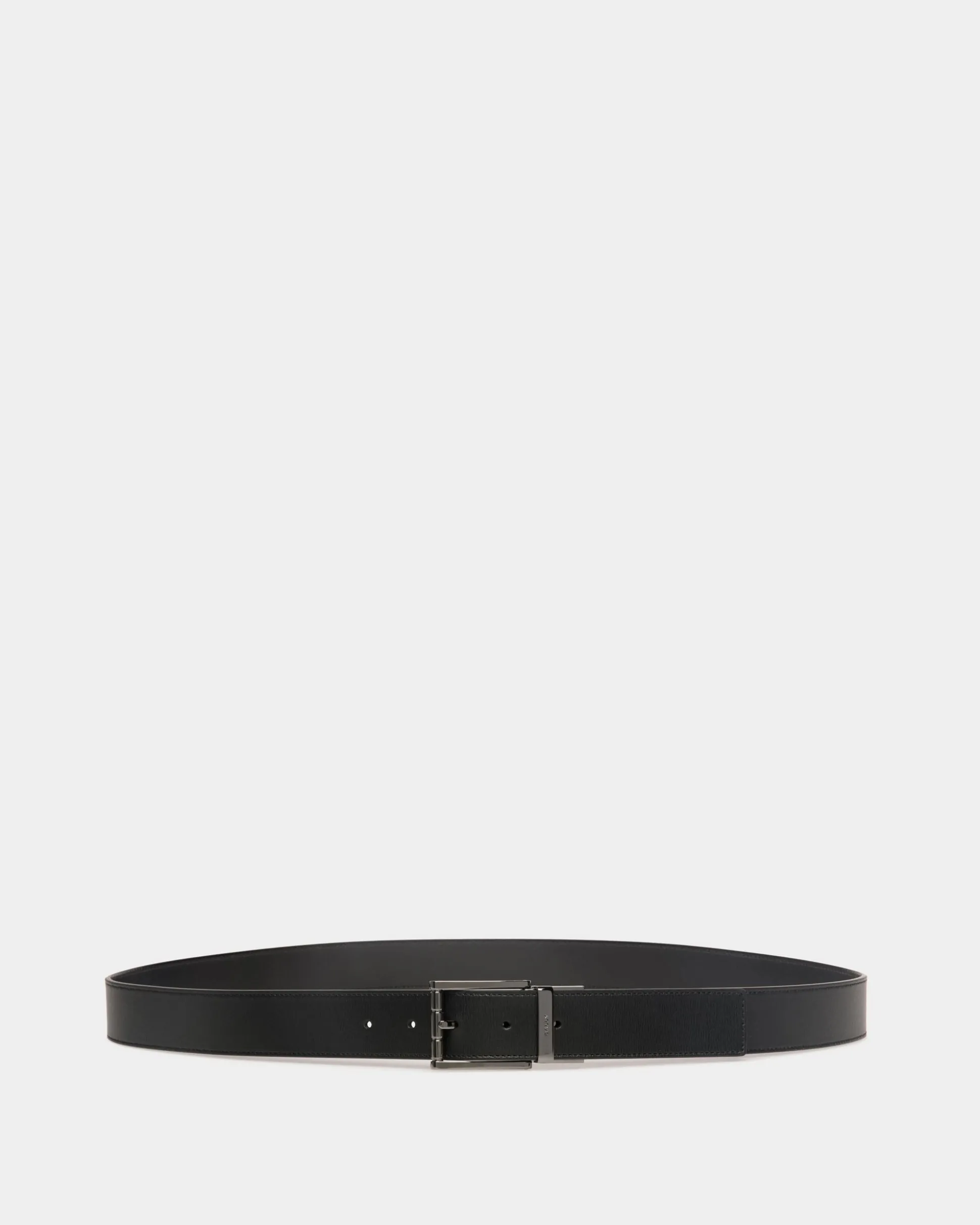 Verstellbarer Astory 35 mm Wendegürtel Aus Leder In Schwarz
