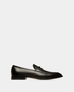 Webb Leder-Loafer In Schwarz