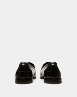 Webb Leder-Loafer In Schwarz