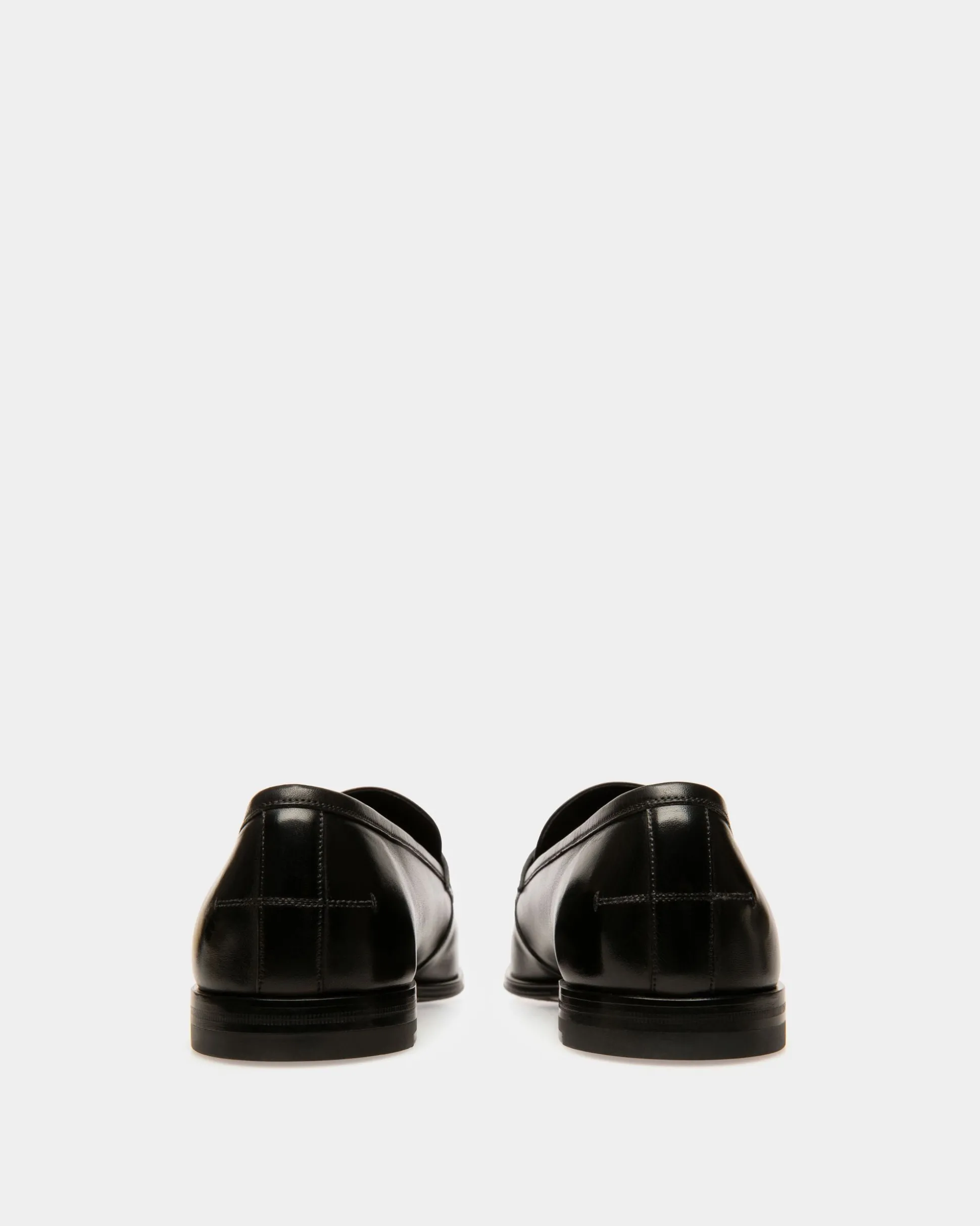Webb Leder-Loafer In Schwarz