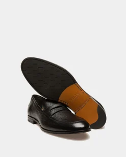 Webb Leder-Loafer In Schwarz