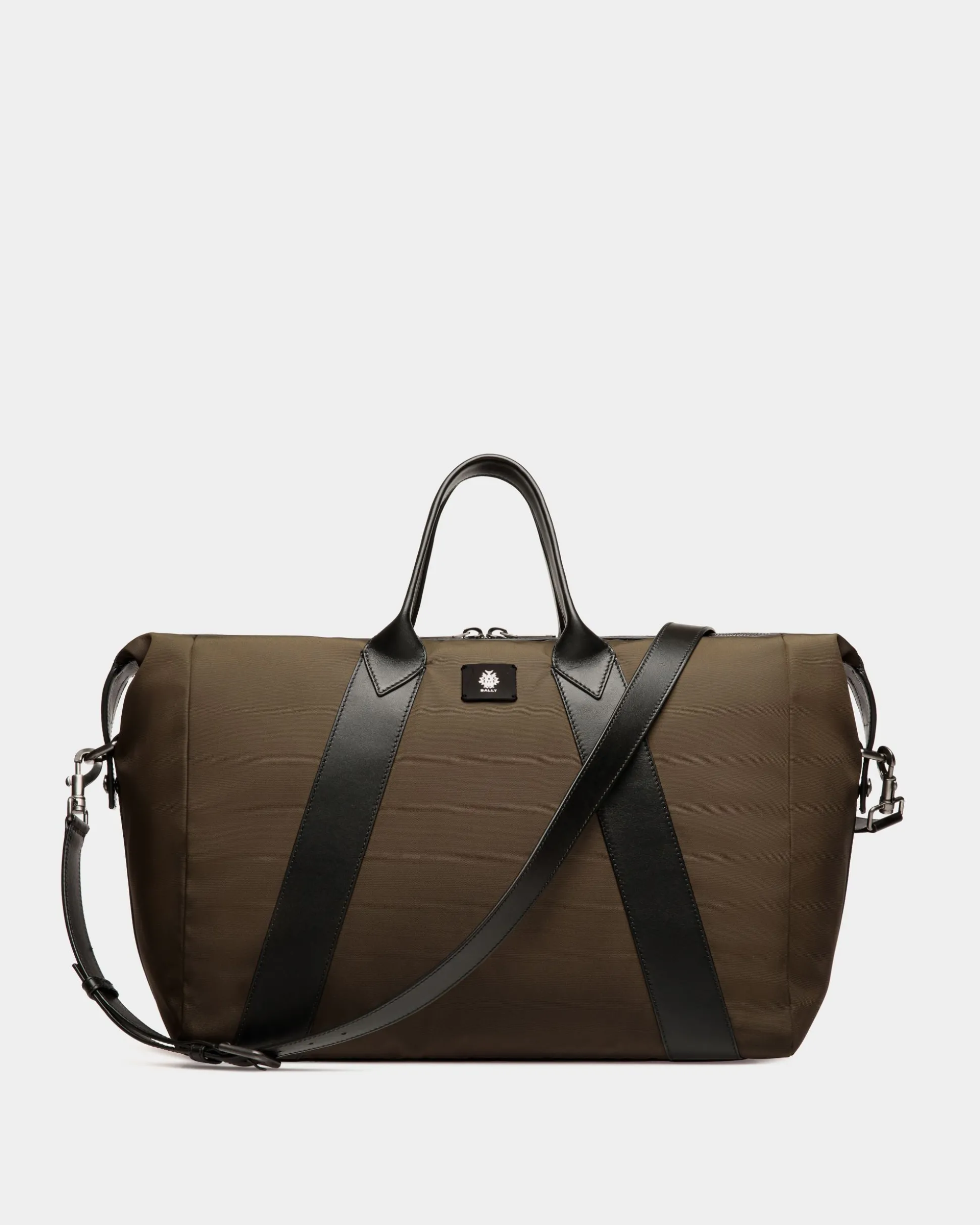Weekender Aus Nylon In Military Green Und Schwarz Aus Der Adrien Brody Travel-Kollektion