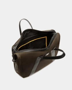 Weekender Aus Nylon In Military Green Und Schwarz Aus Der Adrien Brody Travel-Kollektion
