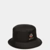 Wendehut Aus Funktionsgewebe In Schwarz Und Olive Green Mit Bally Crest Logo
