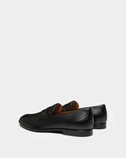 Westminster Loafer Aus Hirschleder In Schwarz