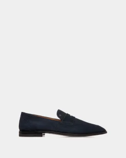 Westminster Loafer Aus Veloursleder In Navy Blue