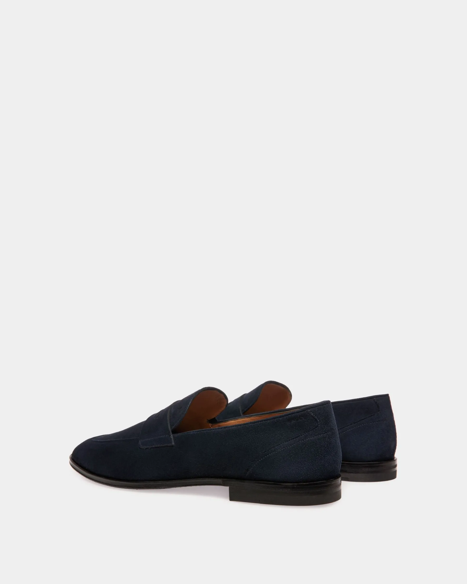 Westminster Loafer Aus Veloursleder In Navy Blue