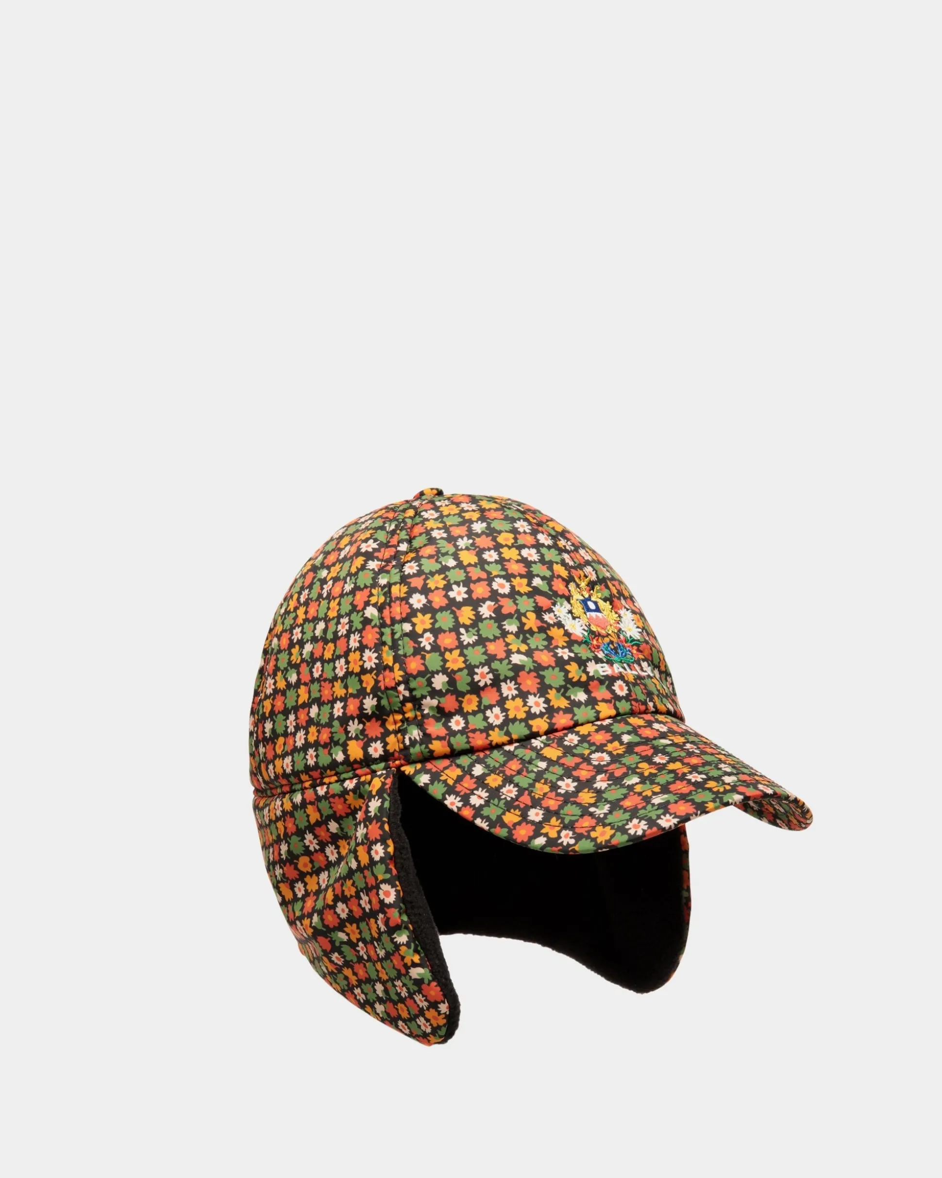 Winter Capsule Aviator-Mütze Mit Alpenblumen Aus Buntem, Recyceltem Nylon
