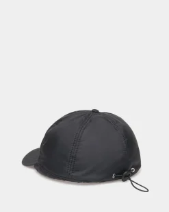 Winter Capsule Aviator-Mütze Mit Alpenblumen Aus Schwarzem Recyceltem Nylon