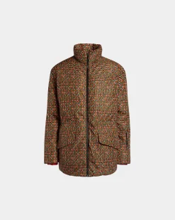 Winter Capsule Steppjacke Mit Alpenblumen Aus Mehrfarbigem, Recyceltem Nylon