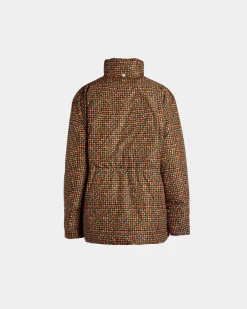 Winter Capsule Steppjacke Mit Alpenblumen Aus Mehrfarbigem, Recyceltem Nylon