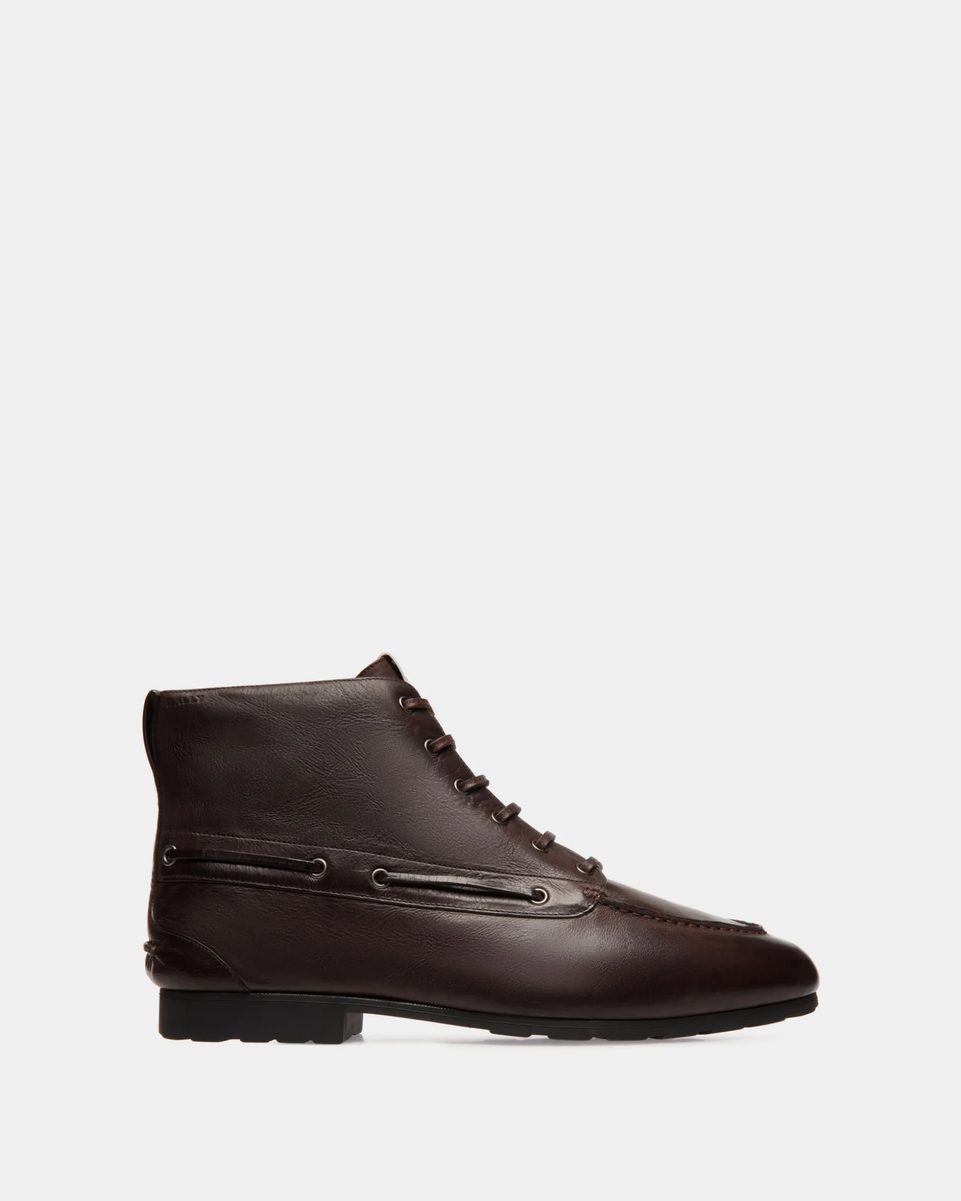 Winter Capsule Stiefeletten Aus Leder In Ebenholzschwarz