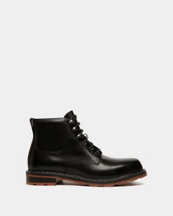 Winter Capsule Stiefelette Aus Schwarzem Leder