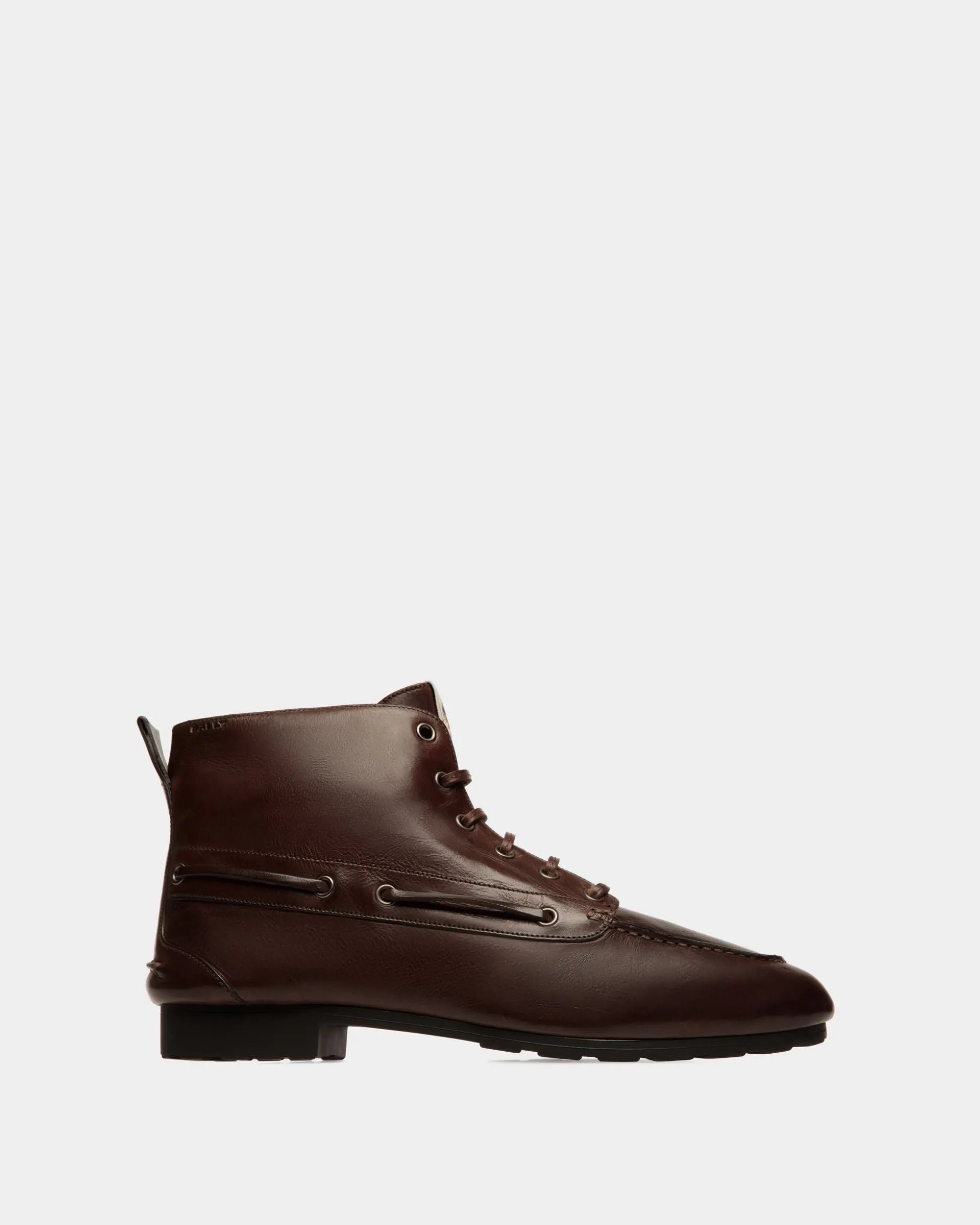 Winter Capsule Stiefeletten Aus Leder In Ebenholzschwarz