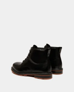 Winter Capsule Stiefelette Aus Schwarzem Leder