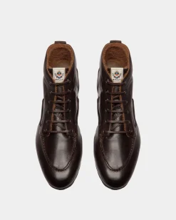 Winter Capsule Stiefeletten Aus Leder In Ebenholzschwarz