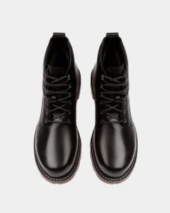 Winter Capsule Stiefelette Aus Schwarzem Leder