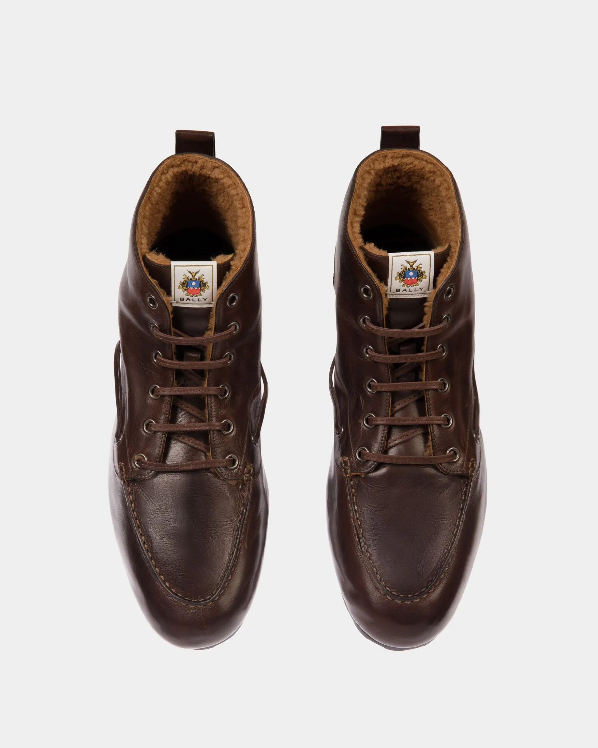 Winter Capsule Stiefeletten Aus Leder In Ebenholzschwarz