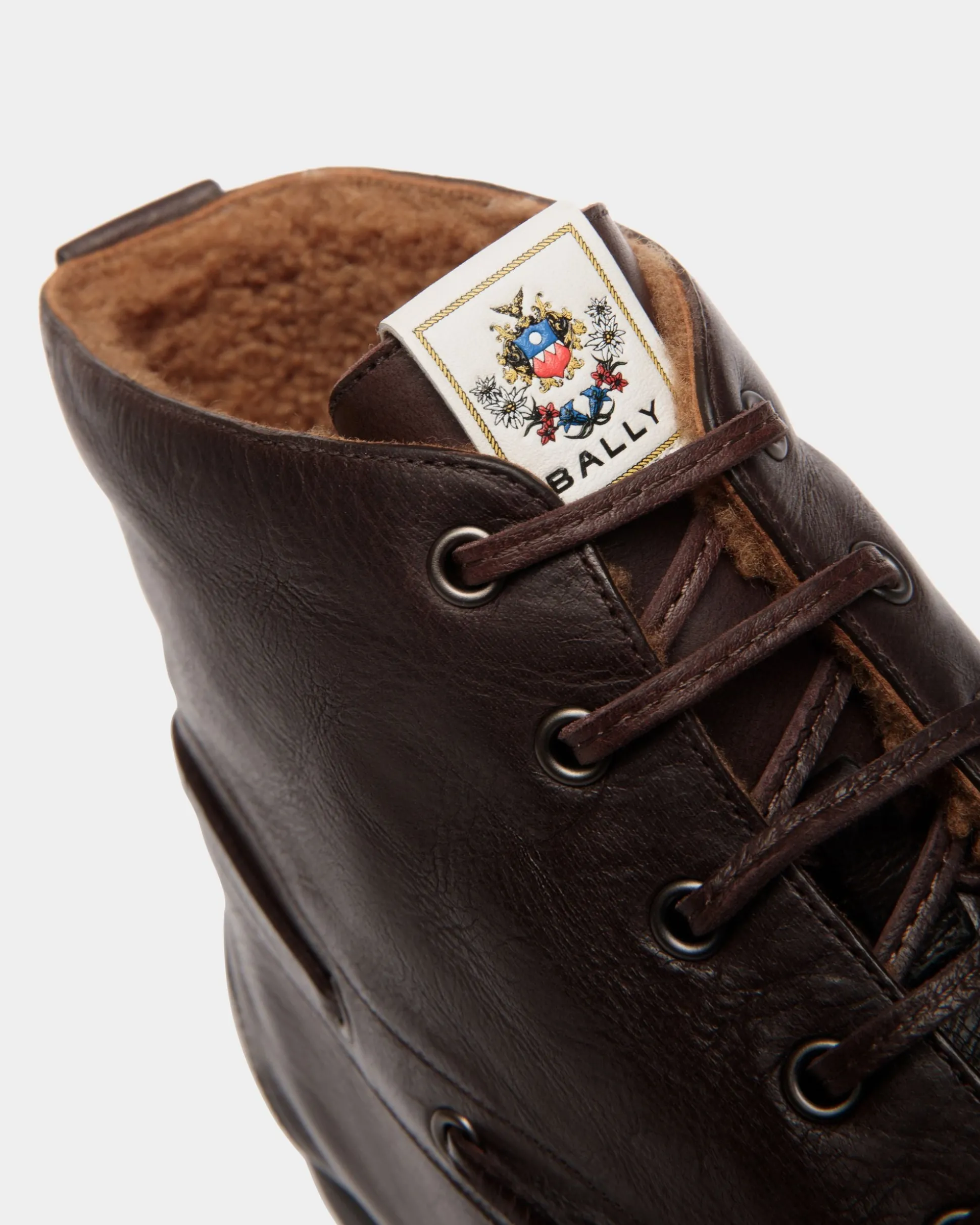Winter Capsule Stiefeletten Aus Leder In Ebenholzschwarz
