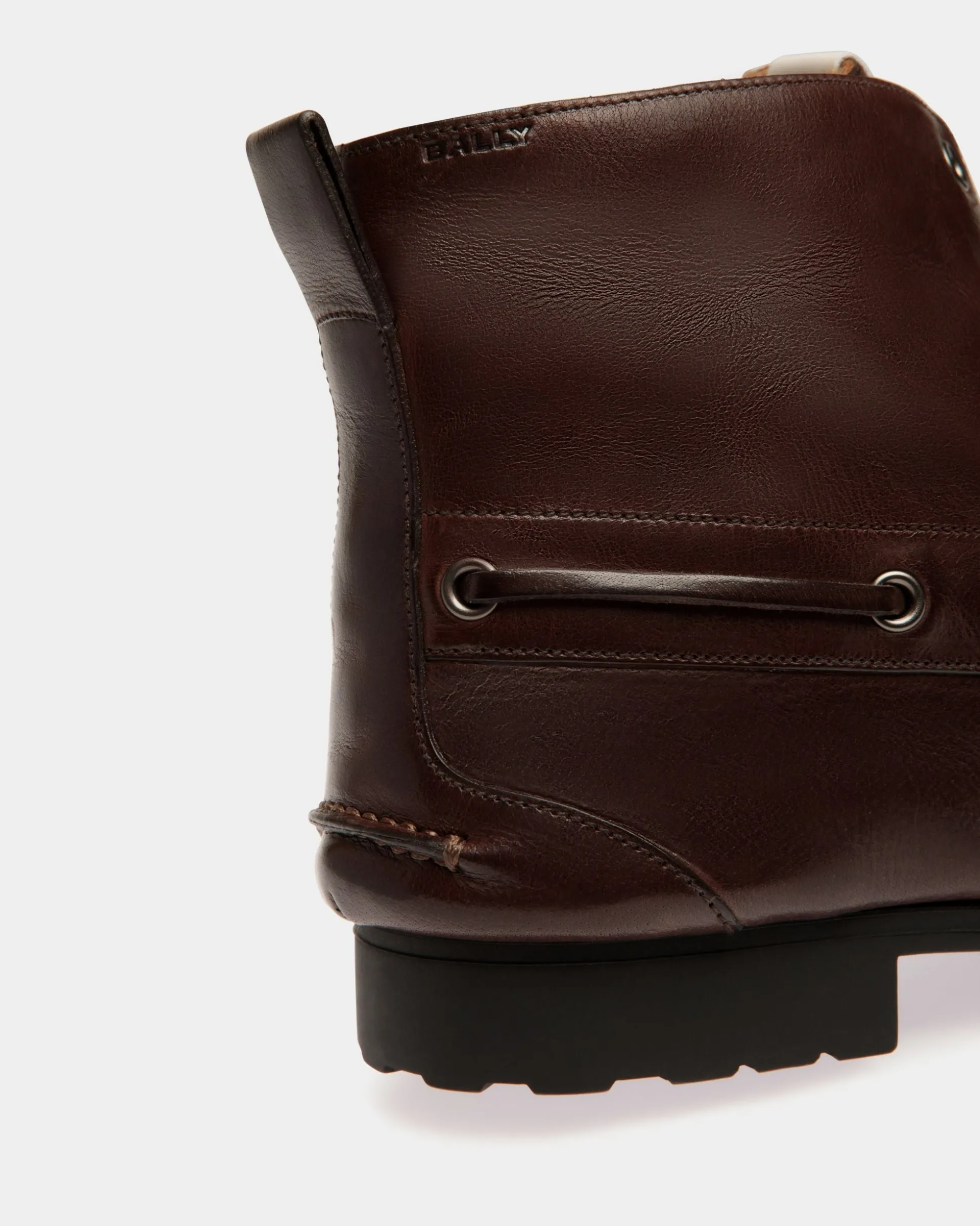 Winter Capsule Stiefeletten Aus Leder In Ebenholzschwarz